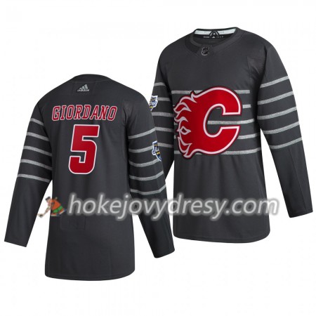 Pánské Hokejový Dres Calgary Flames Mark Giordano 5  Šedá Adidas 2020 NHL All-Star Authentic